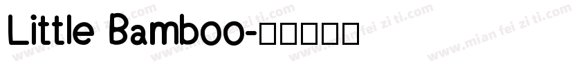 Little Bamboo字体转换